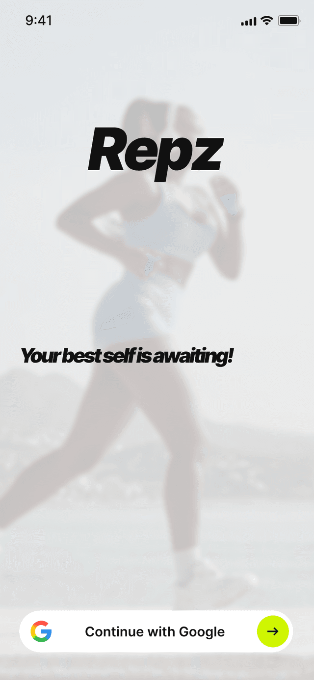 Splash image of the mobile mock